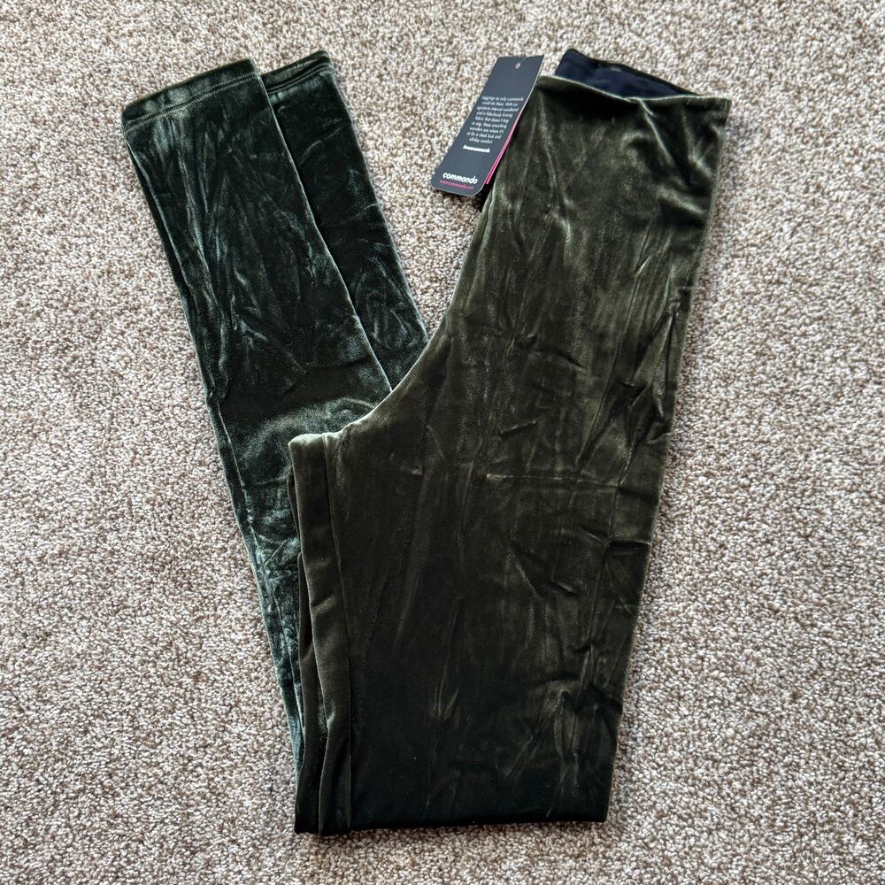 Commando Velvet Leggings Dark Olive NWT Size Small Shaping Slimming Smoothing